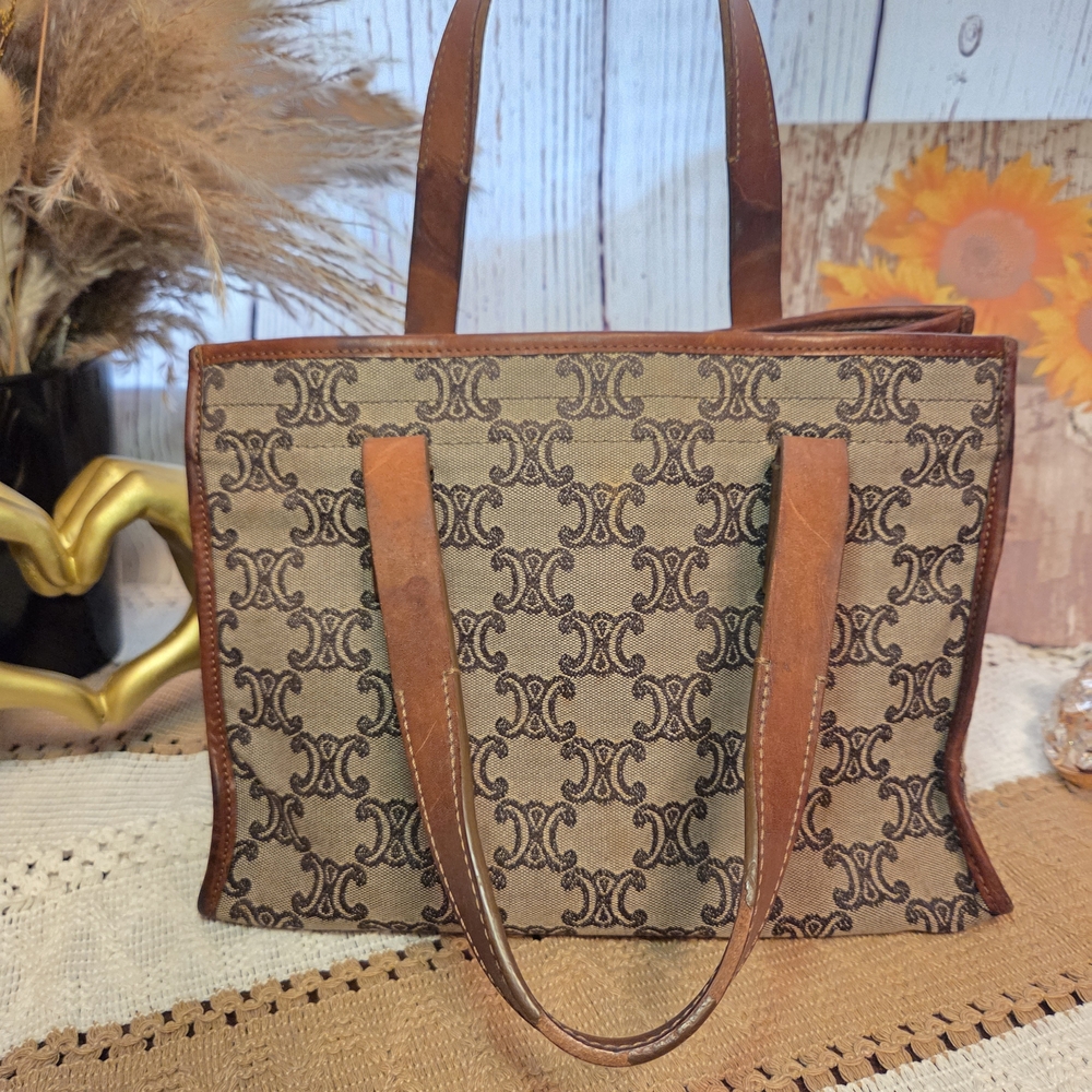 Authentic Celine Macadam Canvas  Tote - Picture 2 of 8